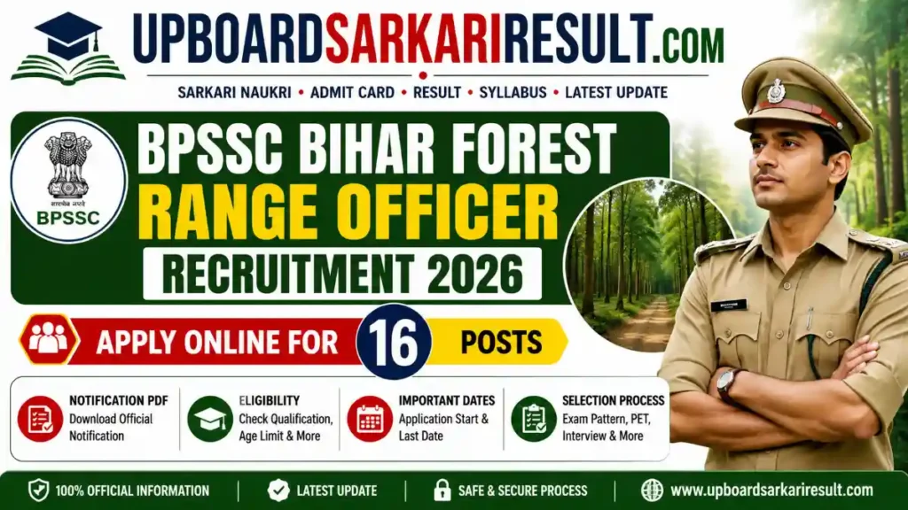 BPSSC Bihar Forest Range Officer Recruitment 2026, BPSSC Forest Range Officer Recruitment 2026, BPSSC Forest Range Officer Online Form 2026, BPSSC Forest Range Officer Vacancy 2026, BPSSC Forest Range Officer Sarkari Result, BPSSC Recruitment 2026, Bihar Forest Range Officer, Bihar Forest Department Recruitment 2026, Forest Range Officer Apply Online, Forest Range Officer Notification 2026, BPSSC Online Form 2026, BPSSC FRO Recruitment 2026, BPSSC Forest Officer Vacancy, Bihar Government Jobs 2026, Latest Bihar Govt Jobs, Graduate Government Jobs, Sarkari Result, Sarkari Result 2026, Government Job Notification, Latest Government Jobs, Online Form 2026, BPSSC Notification PDF