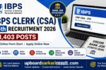 IBPS Clerk 2026, IBPS Clerk CSA 16th Recruitment 2026, IBPS Clerk Online Form 2026, IBPS CSA XVI Notification, IBPS Clerk Vacancy 2026, Customer Service Associate Recruitment, IBPS Clerk Apply Online, IBPS Clerk Eligibility, IBPS Clerk Exam Date 2026, IBPS Clerk Selection Process, IBPS Clerk Salary, IBPS Clerk Syllabus, IBPS Clerk Admit Card 2026, IBPS Clerk Result 2026, Banking Jobs 2026, Bank Clerk Recruitment, Institute of Banking Personnel Selection, Latest Bank Jobs, Sarkari Result, Government Jobs 2026