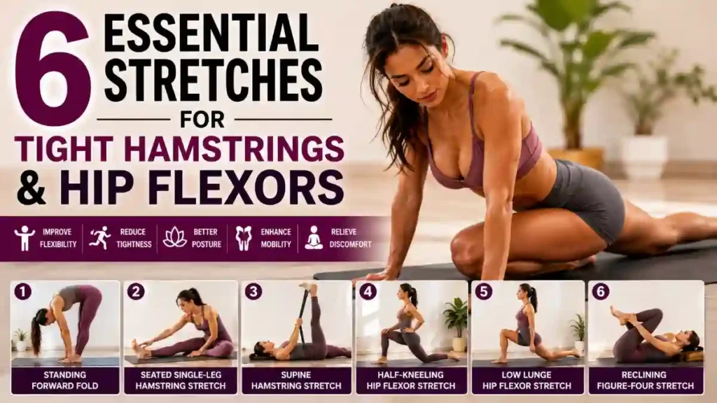 Yoga, Hamstring Stretches, Hip Flexor Stretches, Flexibility, Yoga Exercises, Hip Mobility, Hamstring Flexibility, Stretching Exercises, Mobility Exercises, Yoga for Beginners, Wellness, Healthy Living