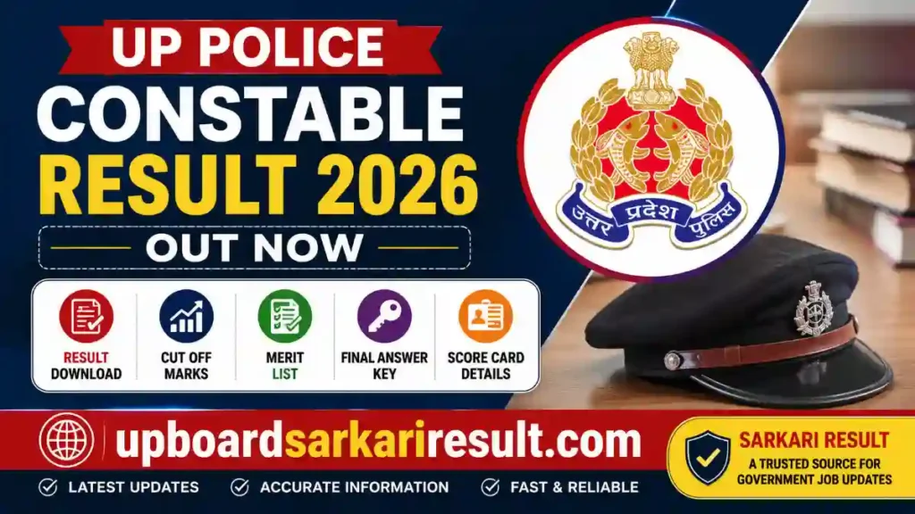UP Police Constable Result 2026, UP Police Result 2026, UPPRPB Result 2026, UP Police Constable Cut Off 2026, UP Police Merit List 2026, UP Police Score Card 2026, UP Police Final Answer Key 2026, UP Police Answer Key 2026, UP Police Admit Card 2026, UP Police Exam City 2026, UP Police Recruitment 2026, UP Police Constable Vacancy 2026, Uttar Pradesh Police Result, Sarkari Result, UP Police Official Website, Police Constable Result, UPPRPB Constable Result, Government Jobs 2026, Latest Result 2026, UP Sarkari Result