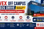 WEX Off Campus 2026, WEX Recruitment 2026, WEX Jobs, WEX Careers, WEX Software Development Engineer 1, Software Engineer Jobs, Off Campus Drive 2026, Freshers Jobs 2026, 2025 Batch Jobs, 2026 Batch Jobs, 2027 Batch Jobs, IT Jobs for Freshers, Bangalore Jobs